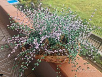 fiori fatti a mano con perline