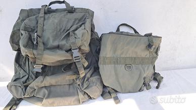Zaino militare italiano originale + zainetto.