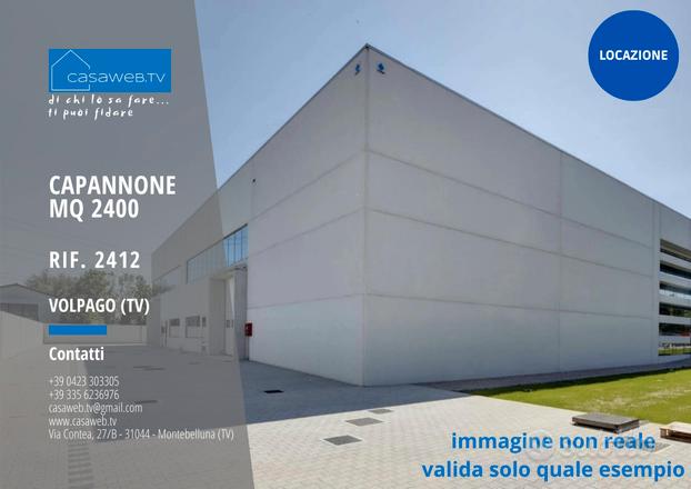 Capannone 2400 Mq a Volpago (TV) Rif. 2412