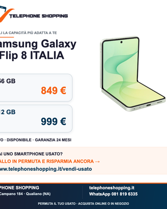 Samsung Galaxy Z Flip 8 ITALIA permuta usato