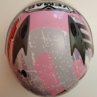 Casco moto bambina