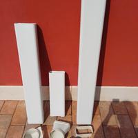 tubi rettangolari aspirazione cucina e raccordi 