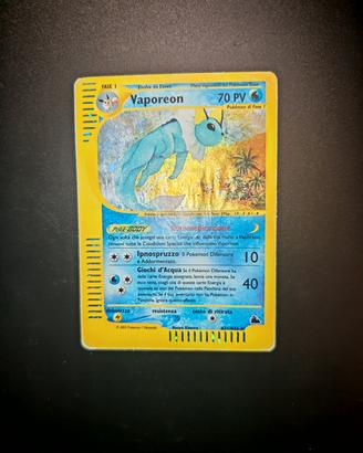 Carta Pokemon Vaporeon holo old
