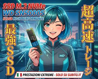 💎 SSD WD SN5000S 512GB NVMe M.2 Gen4 UltraVeloce!