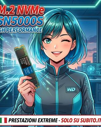 💎 SSD WD SN5000S 512GB NVMe M.2 Gen4 UltraVeloce!