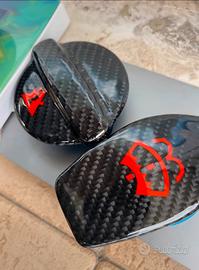 Tappi Fibra Carbonio Audi Vw Seat Skoda 