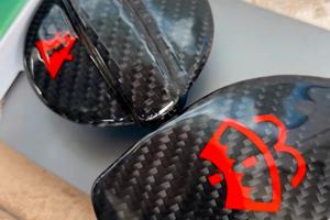 Tappi Fibra Carbonio Audi Vw Seat Skoda 