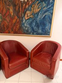Poltrone in pelle