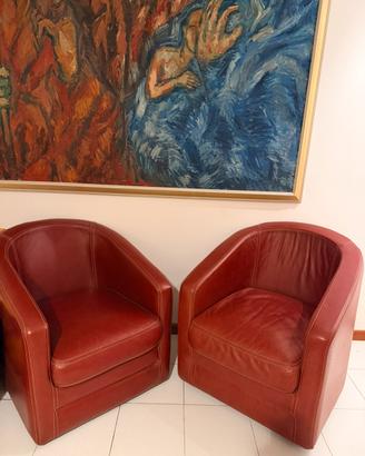 Poltrone in pelle