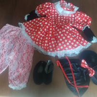 vestito carnevale bimba Minnie 
