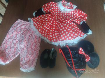 vestito carnevale bimba Minnie 
