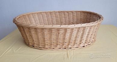 Cesto in vimini ovale grande (62x44 cm)