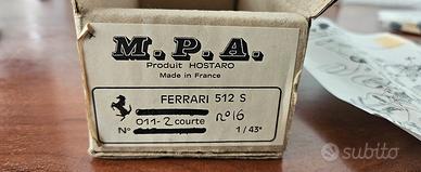 M. P. A. HOSTARO FERRARI 512 S N16