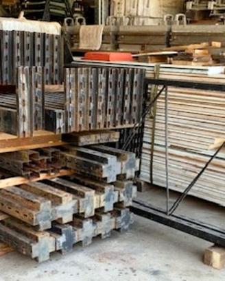 Soppalco con scala e ringhiere da 60 mq