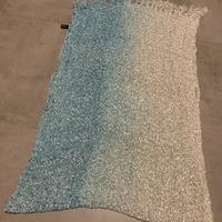 Sciarpa particolare con frange nuova