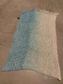 Sciarpa particolare con frange nuova