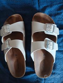 ciabatte GRUNLAND donna numero 40 bianco perla