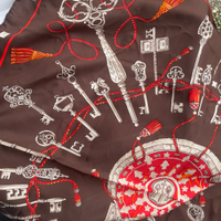 Hermès Carré 90 Les Clés – 100% Seta – Con scatola