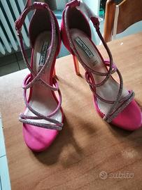 Sandali eleganti fucsia Carla Côte