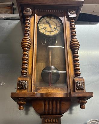 Orologio antico a pendolo da parete Junghans
