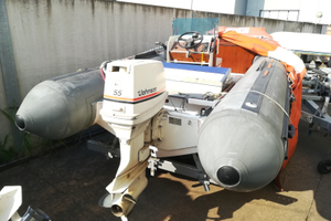 Gommone Asso completo di motore e carrello