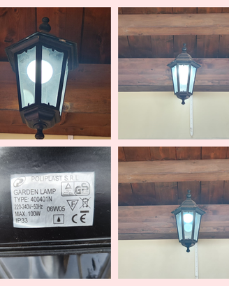 Lumi in Ferro per Esterno e Interno