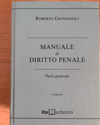 Manuale superiore di diritto penale parte generale