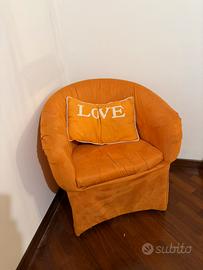 Poltrona arancione