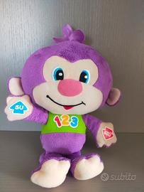 Peluche Scimmietta che parla e Mickey Mouse 