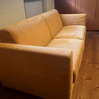 Divano letto 3 posti compatto