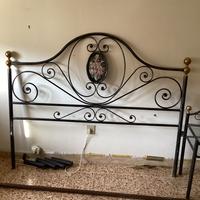 stupendo letto matrimoniale ferro battuto