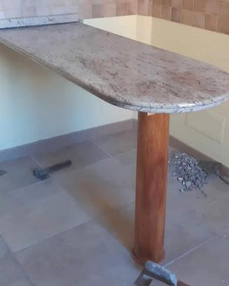 Piano lavoro in granito cm.: 60x151,5x4