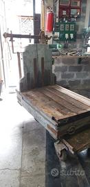 Pesa bilancia con pianale, e carrello