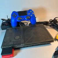 PlayStation 2 Slim Custom Shell Nero Trasparente