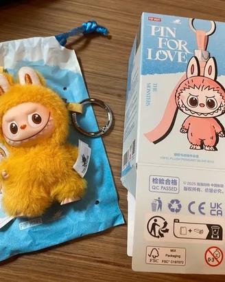 POPMart originale labubu pin for love lettera y