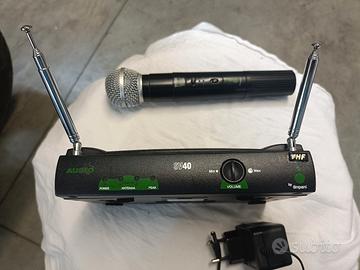 radiomicrofono audio SV40 con microfono -tipo sm58