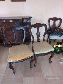 sedie antiquariato da ristrutturare 