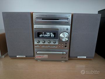 sinto lettore kenwood compact radio cd cassette