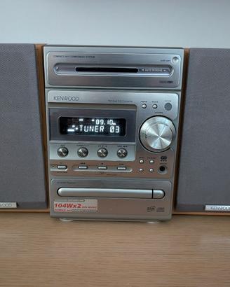 sinto lettore kenwood compact radio cd cassette