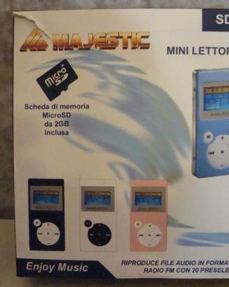 Lettore MP3 Majestic SDB2330 con Micro Sd 2 GB