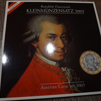 Monete euro divisionali fdc austria 2003