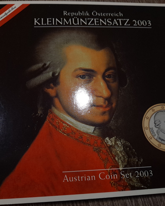 Monete euro divisionali fdc austria 2003