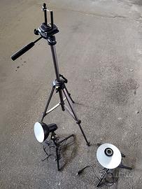 Mini set fotografico luci e treppiedi in saldo