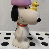 Vintage Snoopy & Woodstock Dog Dish Squeeze Toy