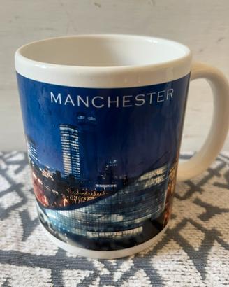 Tazza Mug Manchester - Skyline Notturno