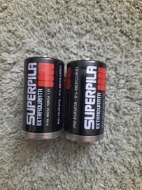 Batterie superpila vintage mezza torcia 1.5V