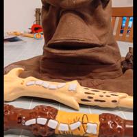 Cappello di Harry Potter con bacchette 