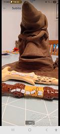 Cappello di Harry Potter con bacchette 