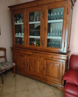 Arredamento salotto legno massello