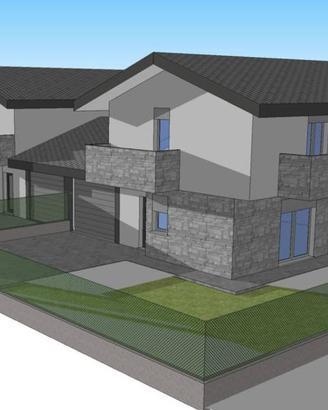 Villa di 161 m² con 4 locali e box auto doppio a A